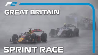 F2 Sprint Race Highlights  2024 British Grand Prix [upl. by Alyakcm]