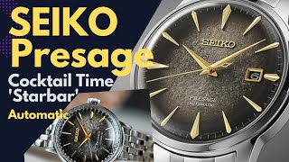 New Release  Seiko Presage Cocktail Time Starbar SRPK93  SRE015J1 Automatic [upl. by Nyrual418]