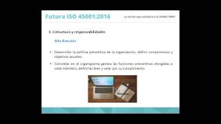 OHSAS 18001 IMPLEMENTACION Y OPERACION ESTRUCUTRA Y RESPONSABILIDADES [upl. by Leonard]