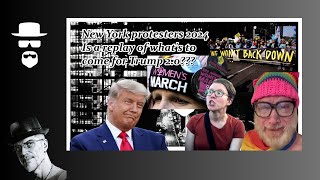 BUTTHURT PROTESTERS IN NY TRUMP HATIN [upl. by Mcclenon]