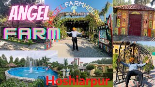 Angel farm in Hoshiarpur  Best luxury farm in punjab  Pind chakladian  vlog viral punjab [upl. by Annael]