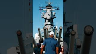 Visit the Incredible Battleship Missouri 🚢 shorts [upl. by Attlee]