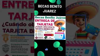 📌🪪Próxima ENTREGA DE TARJETAS BIENESTAR para estudiantes beneficiarios de las Becas Benito Juárez [upl. by Ul]