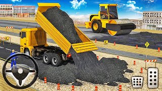 City Road Builder Construction 3D  Highway JCB Excavator Simulator  Android Gameplay [upl. by Magill987]