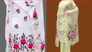 handprint kamij । new trendy hand printed kurti Kameez design collection [upl. by Ylenaj]