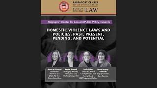 Domestic Violence Laws and Policies Past Present Pending and Potential [upl. by Lowrie]