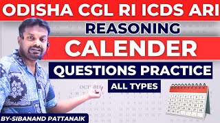 CALENDAR Class 2  REASONING  OSSC CGL  RI ARI AMIN SFS ICDS  OPRB SI  OPSC ASO  OSSC CGL 2024 [upl. by Eelinnej]