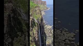 Peaceful waterfalls sound Kilt Rock falls Scotland relaxing asmr asmrsounds [upl. by Imre]