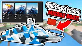 Roblox Military Tycoon Type 22 MISSILE BOAT UPDATE COMING SOON [upl. by Aiem]