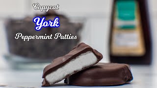 Homemade Peppermint Patties  Copycat York Peppermint Patties [upl. by Holleran164]