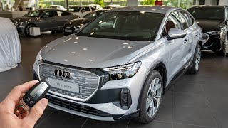 2022 Audi Q4 Sportback 40 etron 204hp  Sound amp Visual Review [upl. by Adnuhsor]