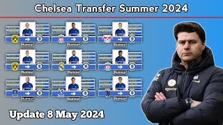 Chelsea Transfer Summer 2024  Confirmed amp Rumours With Brandt amp Musiala  Update 8 May 2024 [upl. by Olumor467]