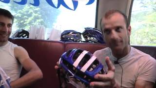 Scarponi talks helmets at the Giro dItalia [upl. by Pascia]