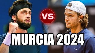 Nikoloz Basilashvili vs Marco Trungelliti MURCIA 2024 Highlights [upl. by Kaenel]