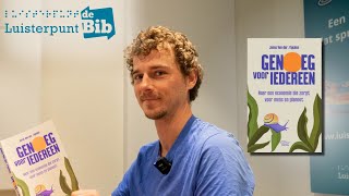 Jonas Van der Slycken leest Genoeg voor iedereen in voor Luisterpuntbibliotheek [upl. by Atsyrc]