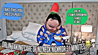 orlin taking care of no neck nick for 31 minutes str8 gone wrong 😭💀 nickocado couplegoals [upl. by Rinee]