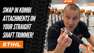 STIHL Straight Shaft Trimmers CAN Run Kombi Attachments [upl. by Fernas52]