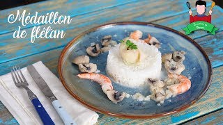 ❅ J5 ❅ Recette plat de noël  Médaillon de flétan [upl. by Nomyar]