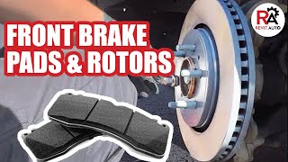 StepbyStep Tutorial  How to Replace Front Brake Pads and Rotors on a 2015 Ford F150 [upl. by Llohcin]