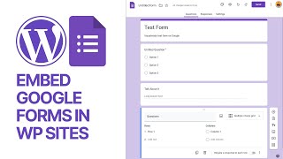 Embedding Google Form into Google Site [upl. by Nylorac925]