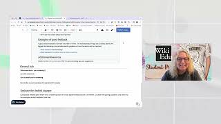 Week 7  WikiEdu Peer Review Process [upl. by Eelarual387]