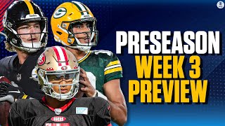 NFL Preseason Week 3 Preview Things to keep an eye on  Picks  CBS Sports HQ [upl. by Taveda]