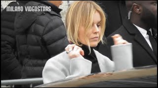 Eva Herzigova  Milan Fashion Week 16 January 2023 show Zegna  Milano [upl. by Elyod308]