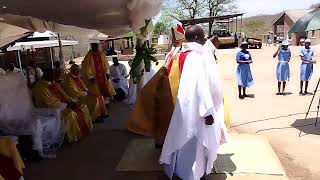 Bishop Ncube presenting Fr Gift Sibanda during his Ordination [upl. by Rinum]