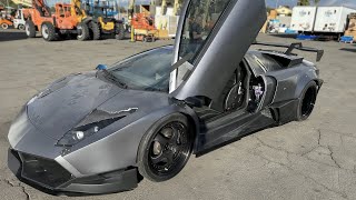 Cyberpunk Lamborghini Murcielago 3 Days No Sleep Finished Car [upl. by Rudyard]