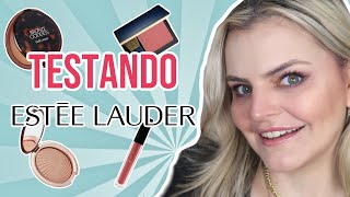 TESTANDO MAQUIAGENS DA ESTÉE LAUDER PELA PRIMEIRA VEZ  É REALMENTE TUDO ISSO [upl. by Doelling]