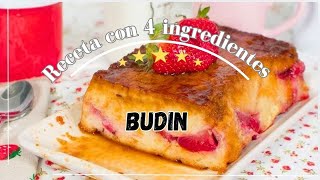 POSTRE con 4 ingredientescómo hacer Budín [upl. by Rania]