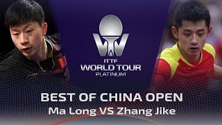 FULL MATCH  Ma Long vs Zhang Jike 2016  BEST of China Open [upl. by Anirehtak]