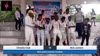 Live Cricket Match  Chanda Club vs BCA Juniors  20Jun24 1022 AM 25  KJCA U14 Quadrangular Ser [upl. by Yablon]