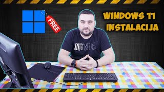 KAKO INSTALIRATI WINDOWS 11 [upl. by Dhar309]