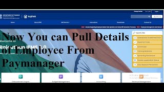 ifms 3 0 employee pull details from Paymanager [upl. by Junette]