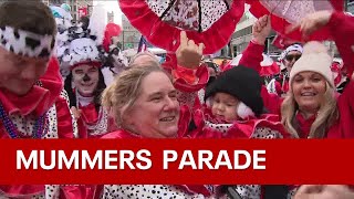 Mummers Parade begins New Years Day strut around Philadelphia [upl. by Palma]