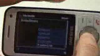 Samsung SGH i450 Kamera [upl. by Nosna]