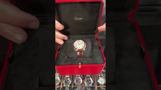 Cartier Cle Rose Gold Brown Strap Automatic Mens Watch WGCL0004 Review  SwissWatchExpo [upl. by Eenehs]