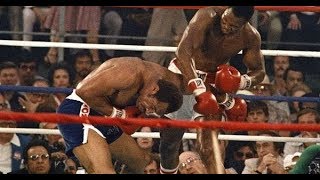 Dominant Round by Spinks  Michael Spinks vs Larry Holmes 2 [upl. by Uokes]