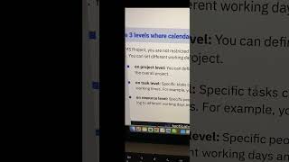 MS Project CALENDARS explained in 60 seconds msproject microsoftproject [upl. by Anoyek]