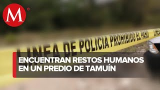 Hallan los restos de 4 personas en el municipio de Tamuín en SLP [upl. by Plath394]