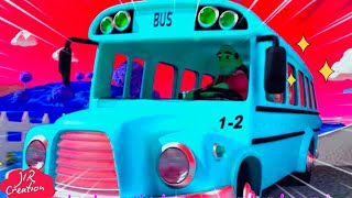 The Busy City Bus Song  Nursery Rhymes amp Kids Song  jircreation [upl. by Sublett778]