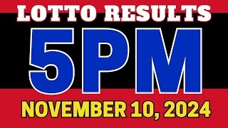 PCSO LOTTO RESULTS 5PM DRAW  2DEZ2 Swertres3D Games [upl. by Pattie]