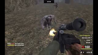 Zombie Mode solo game Warfield [upl. by Atnek]