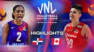 🇩🇴 DOM vs 🇹🇷 TUR  Highlights  Week 3  Womens VNL 2024 [upl. by Metzger411]