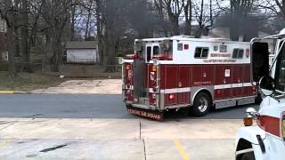 PGFD Berwyn Heights Squad 814 B response [upl. by Imugem]