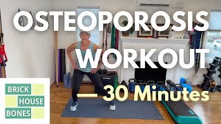 AtHome Workout for Osteoporosis amp Strong Bones 30 Minutes [upl. by Germann]