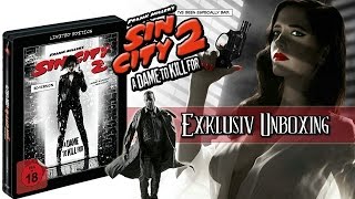 Sin City 2  A Dame to Kill For 3D Limited Edition Steelbook Bluray unboxing [upl. by Mirth]