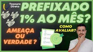 ðŸ”¥ AMEAÃ‡A OU OPORTUNIDADE NO TESOURO PREFIXADO QUASE 1 AO MÃŠS [upl. by Selwin664]