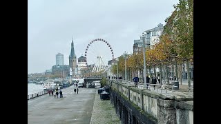 Dusseldorf Germany 4k Video Дюссельдорф Германия [upl. by Lativa]